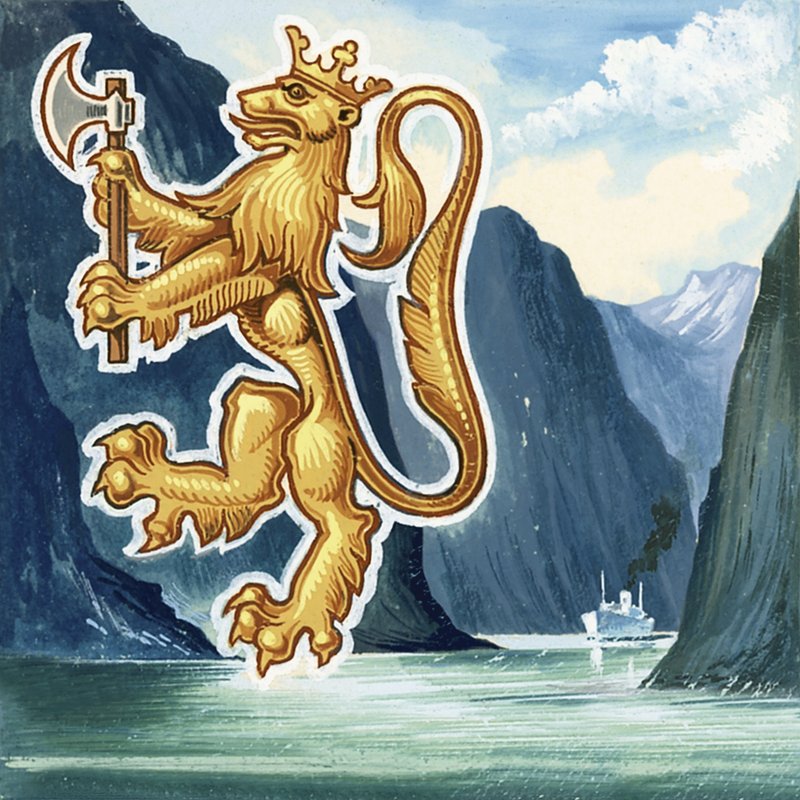 Norges emblem af English School