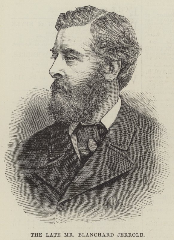 Afdøde hr. Blanchard Jerrold (gravering) af English School