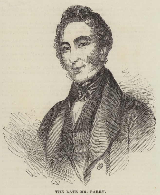 Afdøde hr. Parry (gravering) af English School