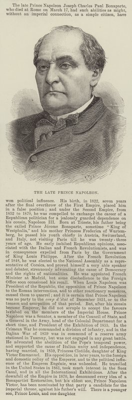 Den afdøde prins Napoleon (gravering) af English School