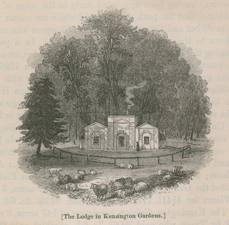 Lodgen i Kensington Gardens af English School