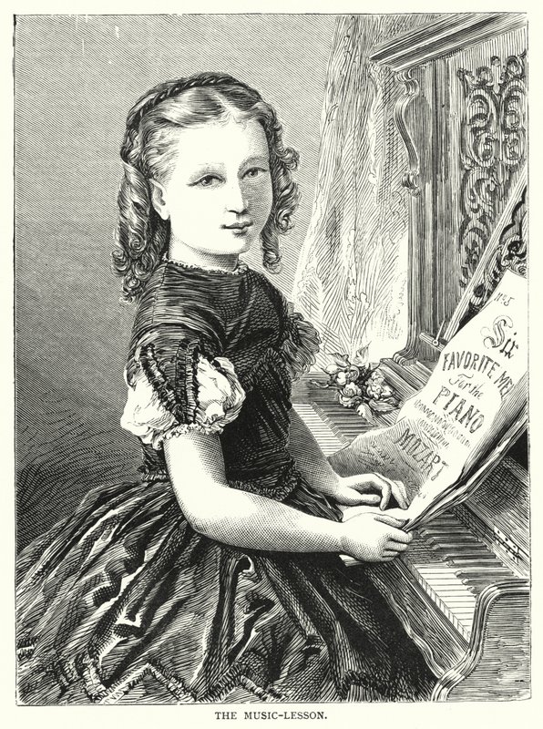 Musiktimen (gravering) af English School