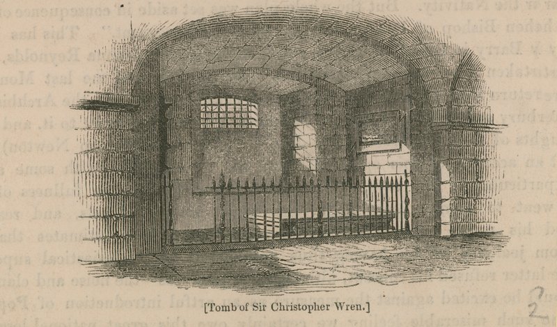 Sir Christopher Wrens grav af English School