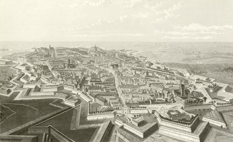 Lille by og fæstning af English School