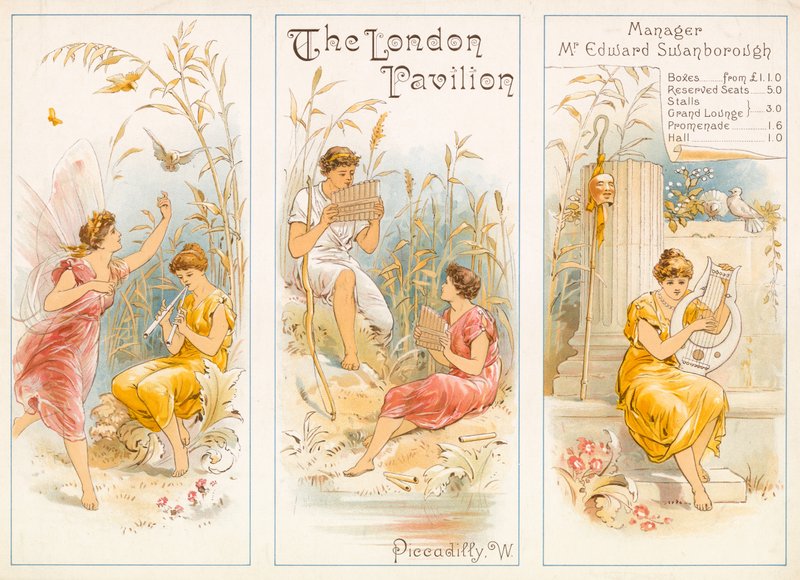 Teaterprogram, London Pavilion, Piccadilly af English School