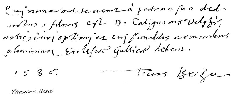 Theodore Beza af English School