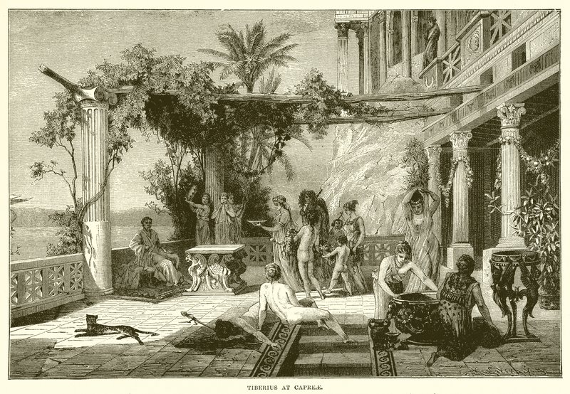 Tiberius på Capri af English School