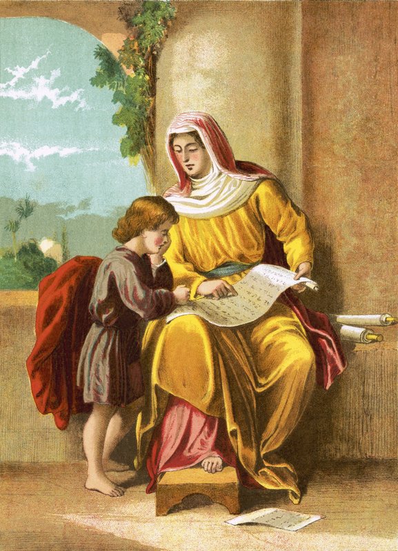 Timothy lærer skrifterne af English School