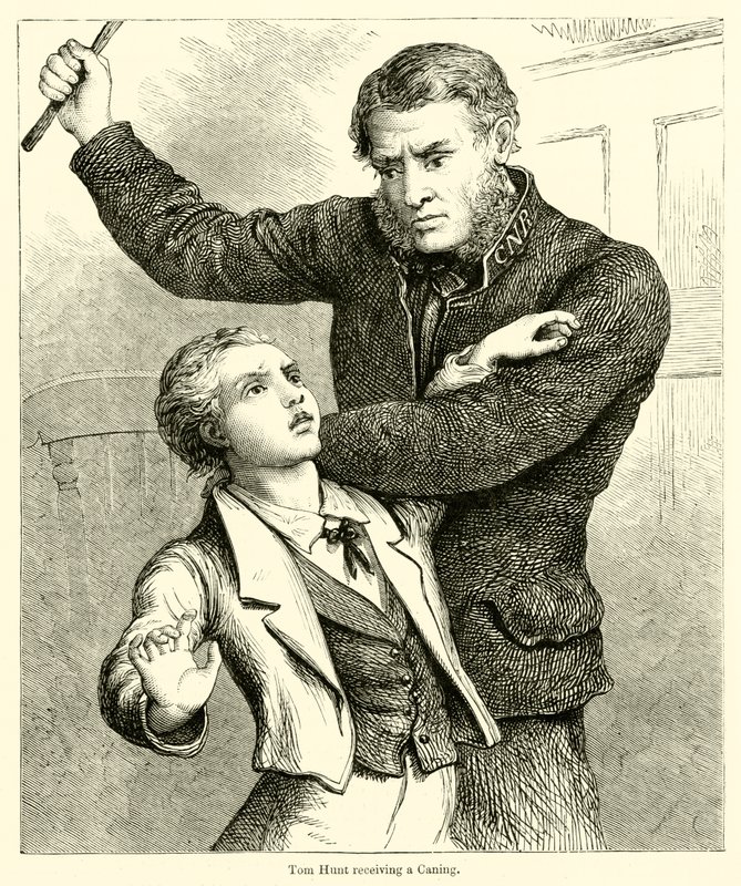 Tom Hunt receiving a Caningdani af English School
