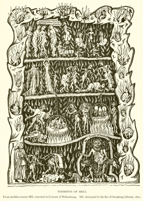 Helvedes pine af English School