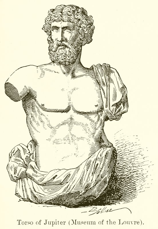 Torso af Jupiter af English School