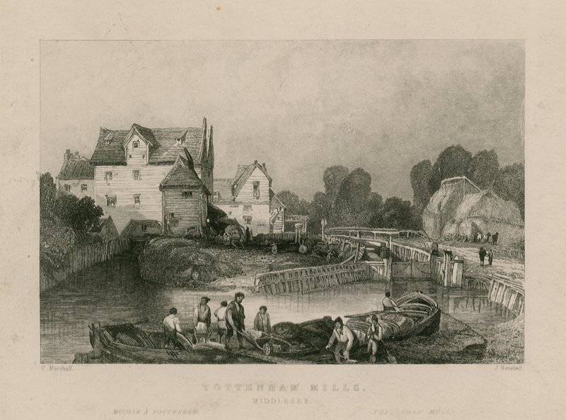 Tottenham Mills, London af English School