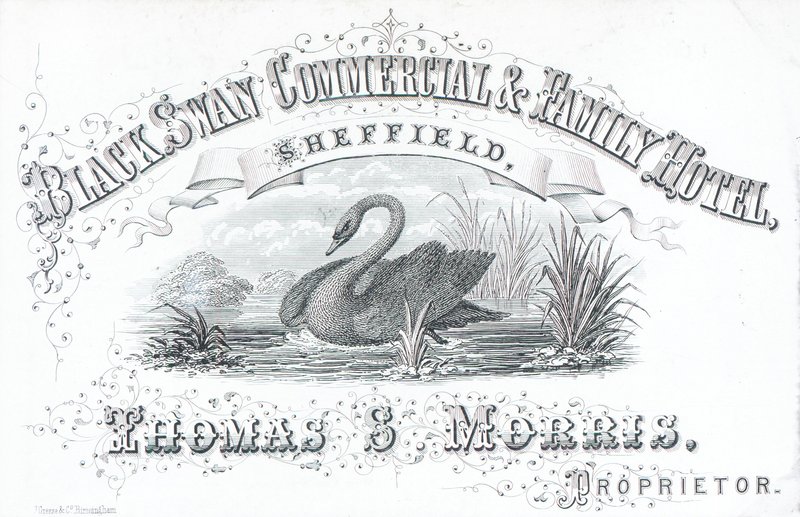 Handelskort, Black Swan Commercial & Family Hotel af English School