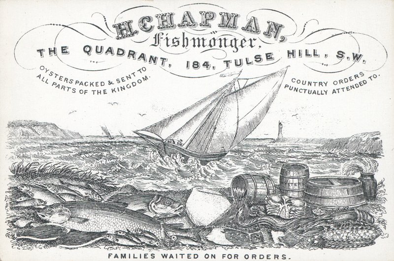 Handelskort, H Chapman af English School
