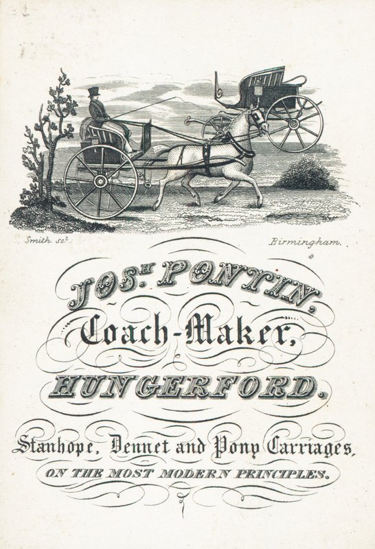 Handelskort, Joseph Pontin af English School