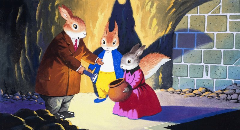 Tufty ved fakkellys af English School