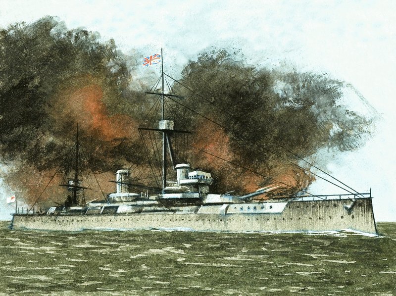 Uidentificeret britisk destroyer af English School