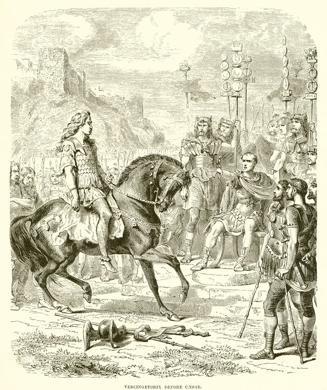 Vercingetorix før Cæsar af English School