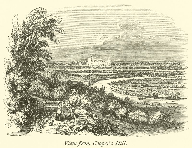 View from Coopers Hill  af English School