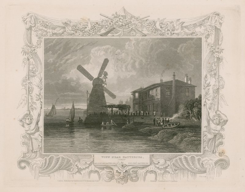 Udsigt nær Battersea af English School