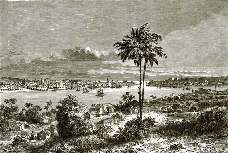 Udsigt over Havana, Cubas hovedstad af English School