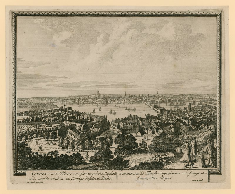 Udsigt over London af English School