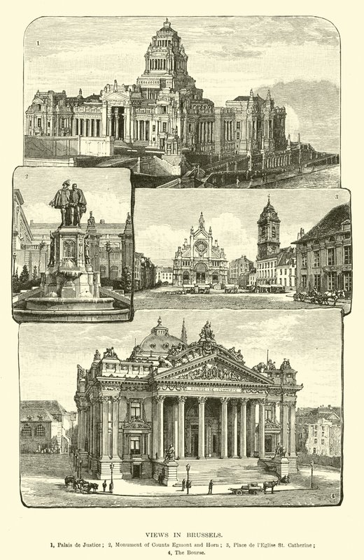 Udsigt i Bruxelles af English School