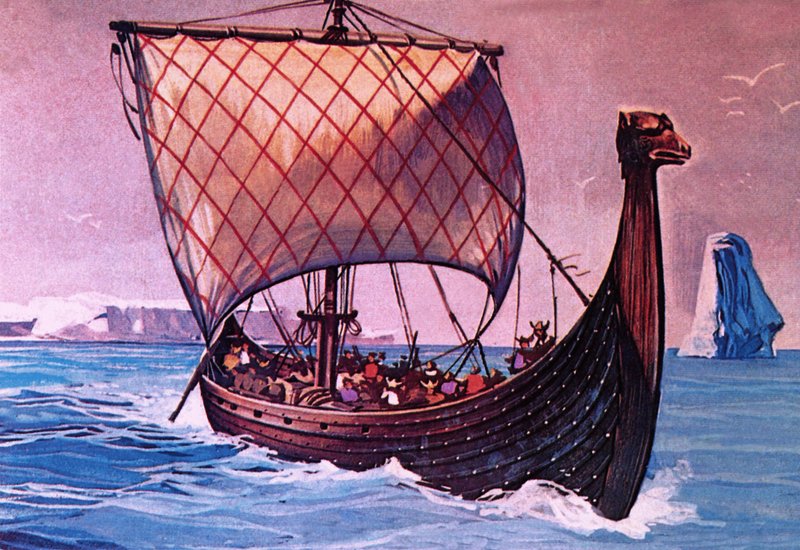 vikingeskib af English School