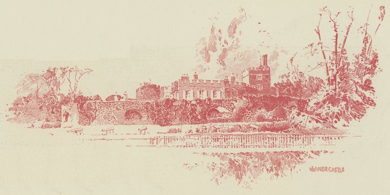 Walmer Castle (gravering) af English School