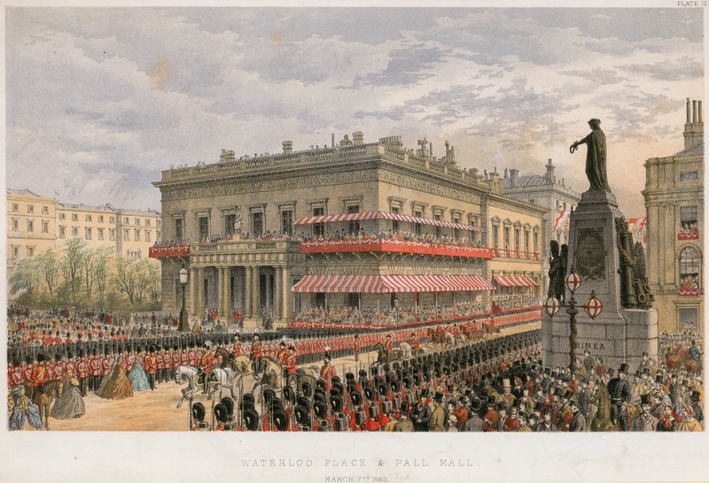 Waterloo Place og Pall Mall af English School