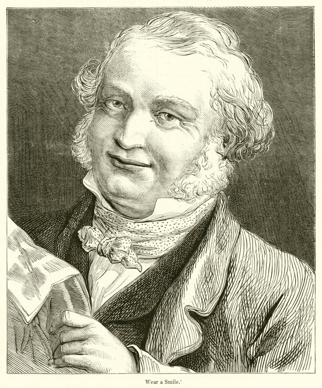 Bær et smil (indgravering) af English School