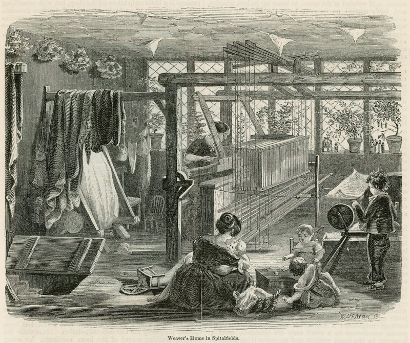 Væverhjemmet i Spitalfields af English School