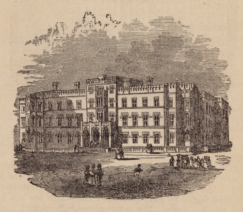 Westminster Hospital (gravering) af English School
