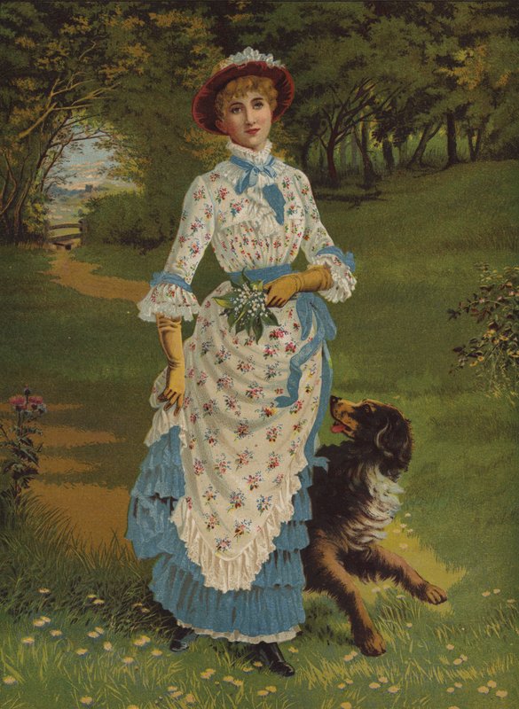Hvor vi sidst mødtes (chromolitho) af English School