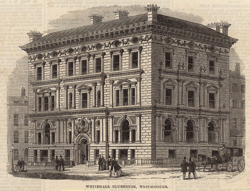 Whitehall klubhus, Westminster, London af English School