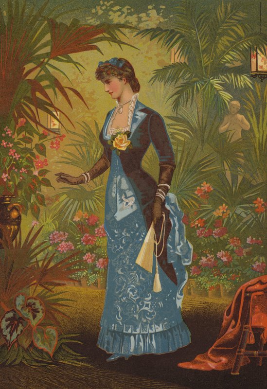 Vil han komme (chromolitho) af English School