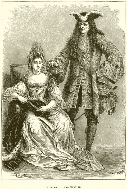 Vilhelm III og Maria II af English School