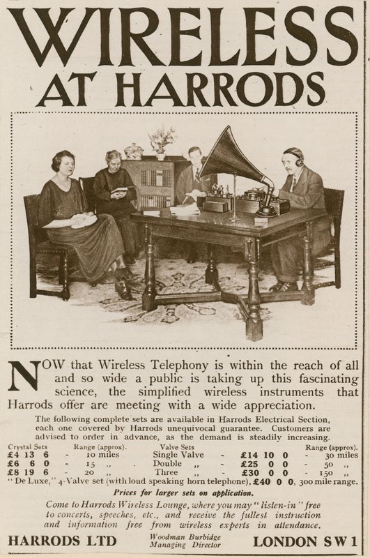 Trådløst hos Harrods af English School