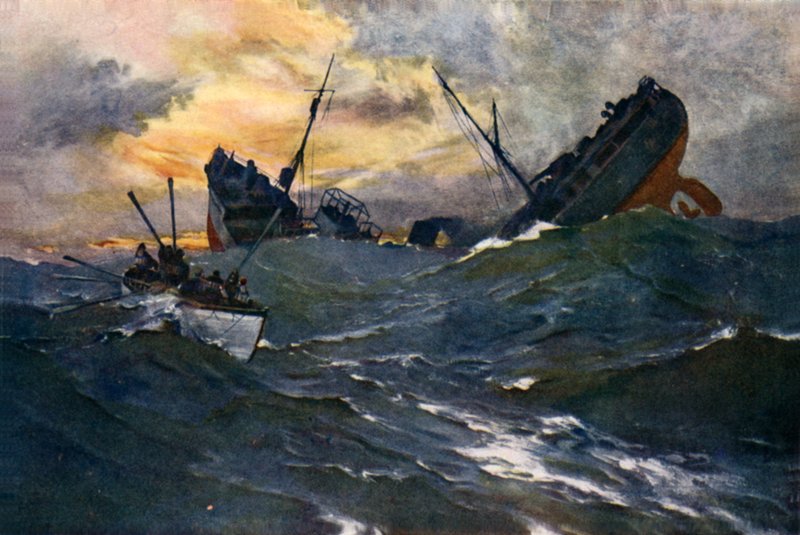 Work of the Sea Wolves  af English School