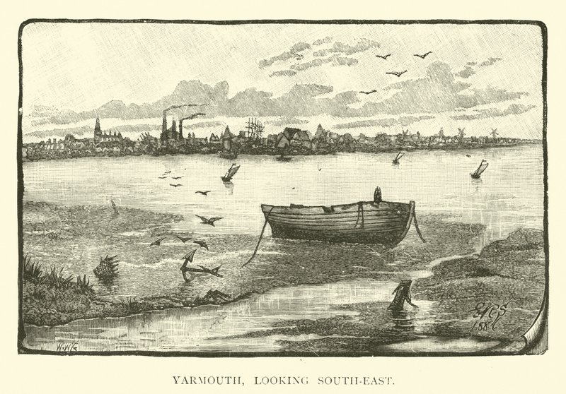 Yarmouth, kigger mod sydøst af English School