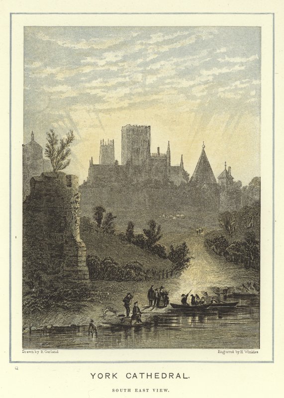 York Cathedral, udsigt mod sydøst af English School