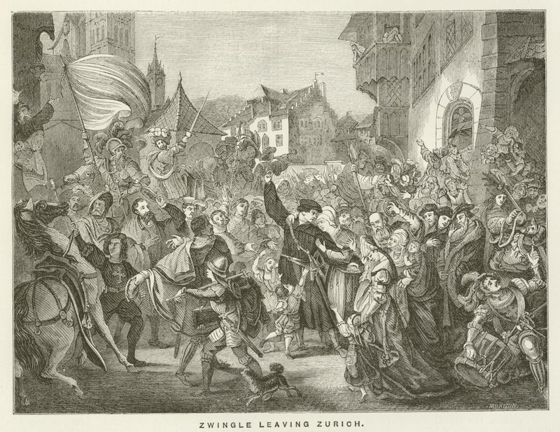Zwingle forlader Zürich af English School
