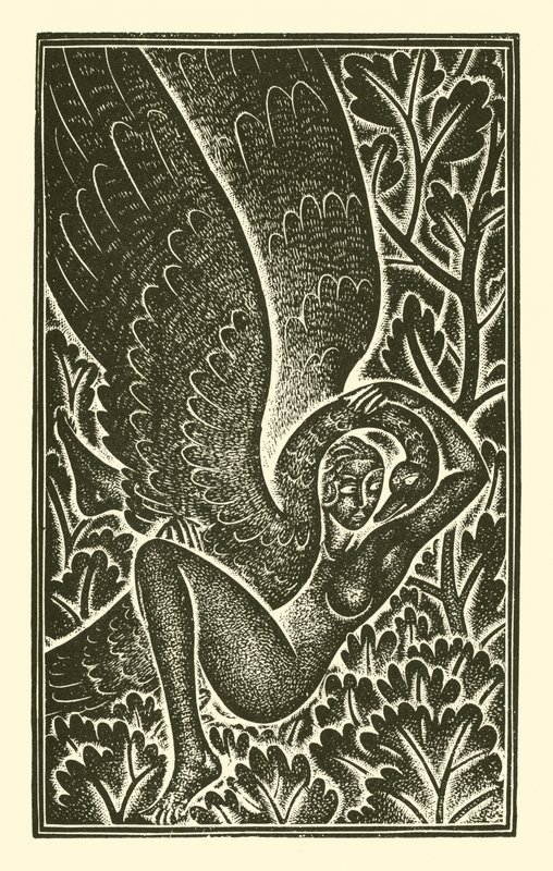 Leda elskede af Eric Gill