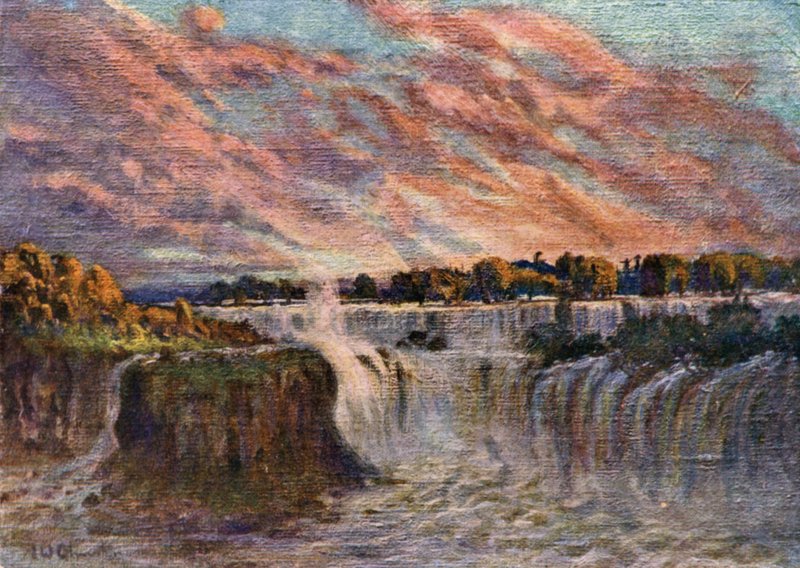 Iguazu-vandfaldene af Ernest William Christmas