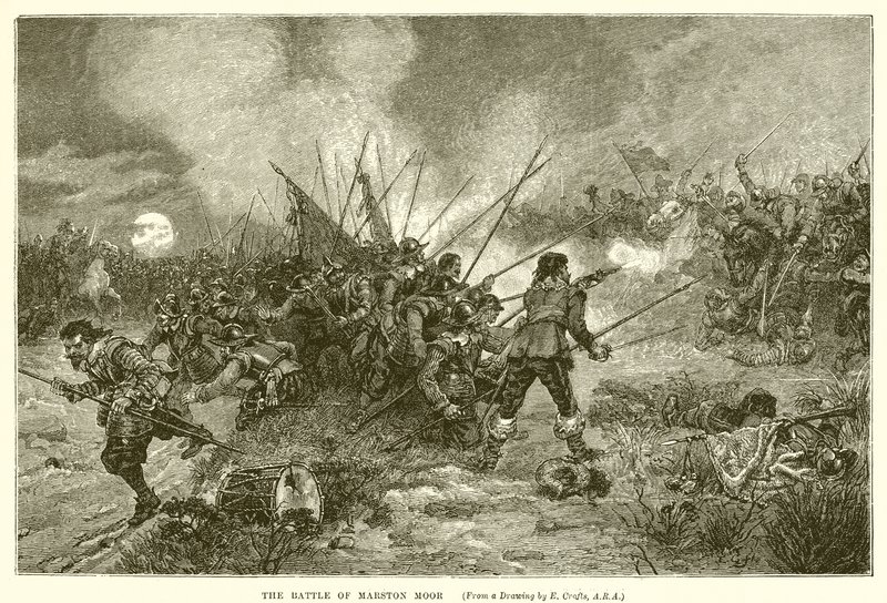 Slaget ved Marston Moor af Ernest Crofts