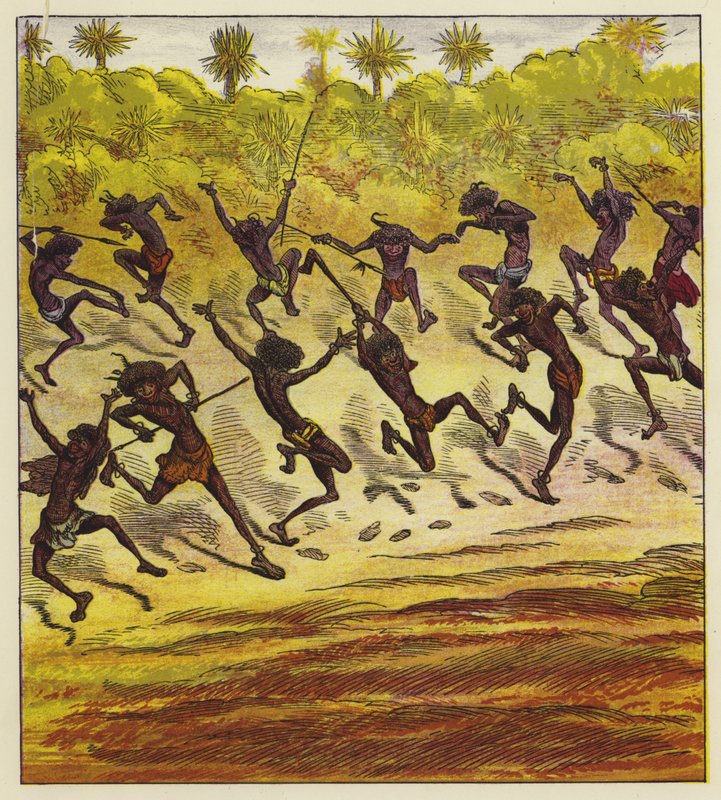 Kannibaler danser af Ernest Henry Griset