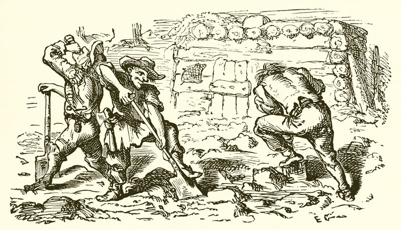 Husbonden og hans Sønner af Ernest Henry Griset