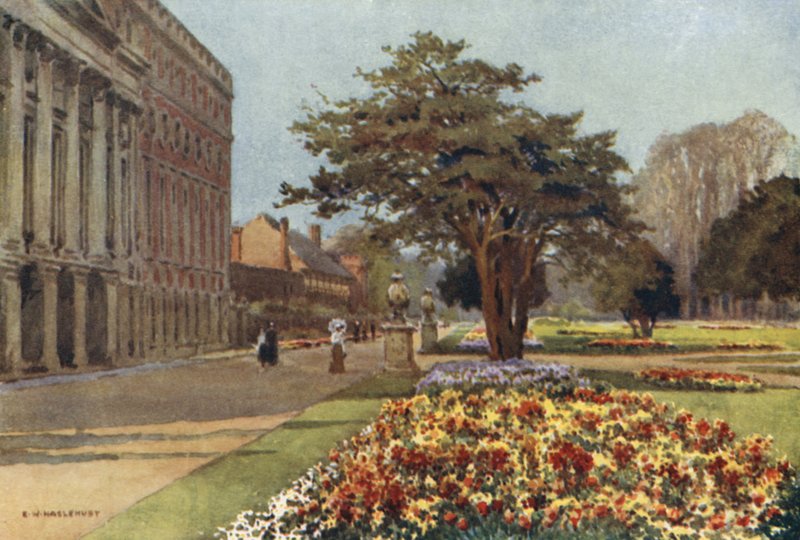 The Long Walk (farve litho) af Ernest William Haslehust