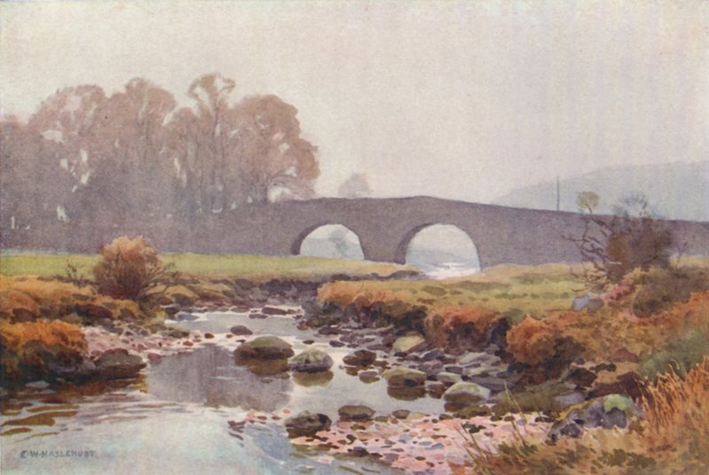 To broer (farve litho) af Ernest William Haslehust