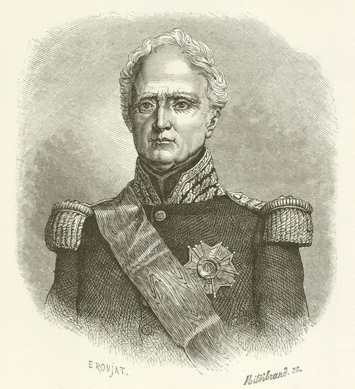 Marskal Thomas Bugeaud af Etienne Antoine Eugene Ronjat